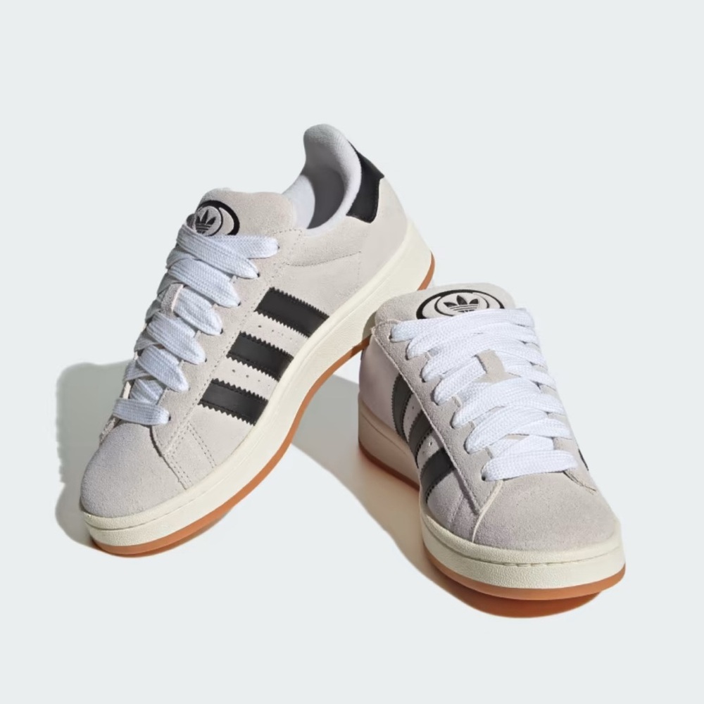 NIB Adidas Campus 00s Shoes Crystal White/ Core Black/ Off White women's sz 10.5